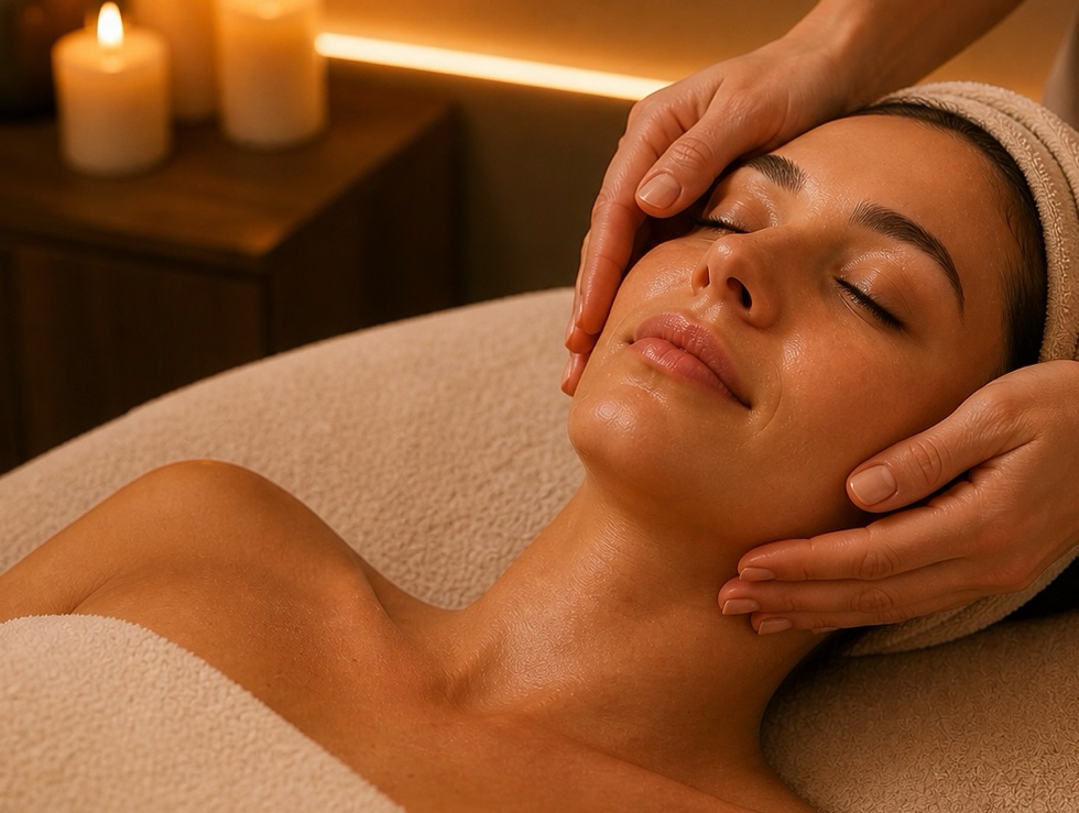 MASSAGEM FACIAL RELAXANTE