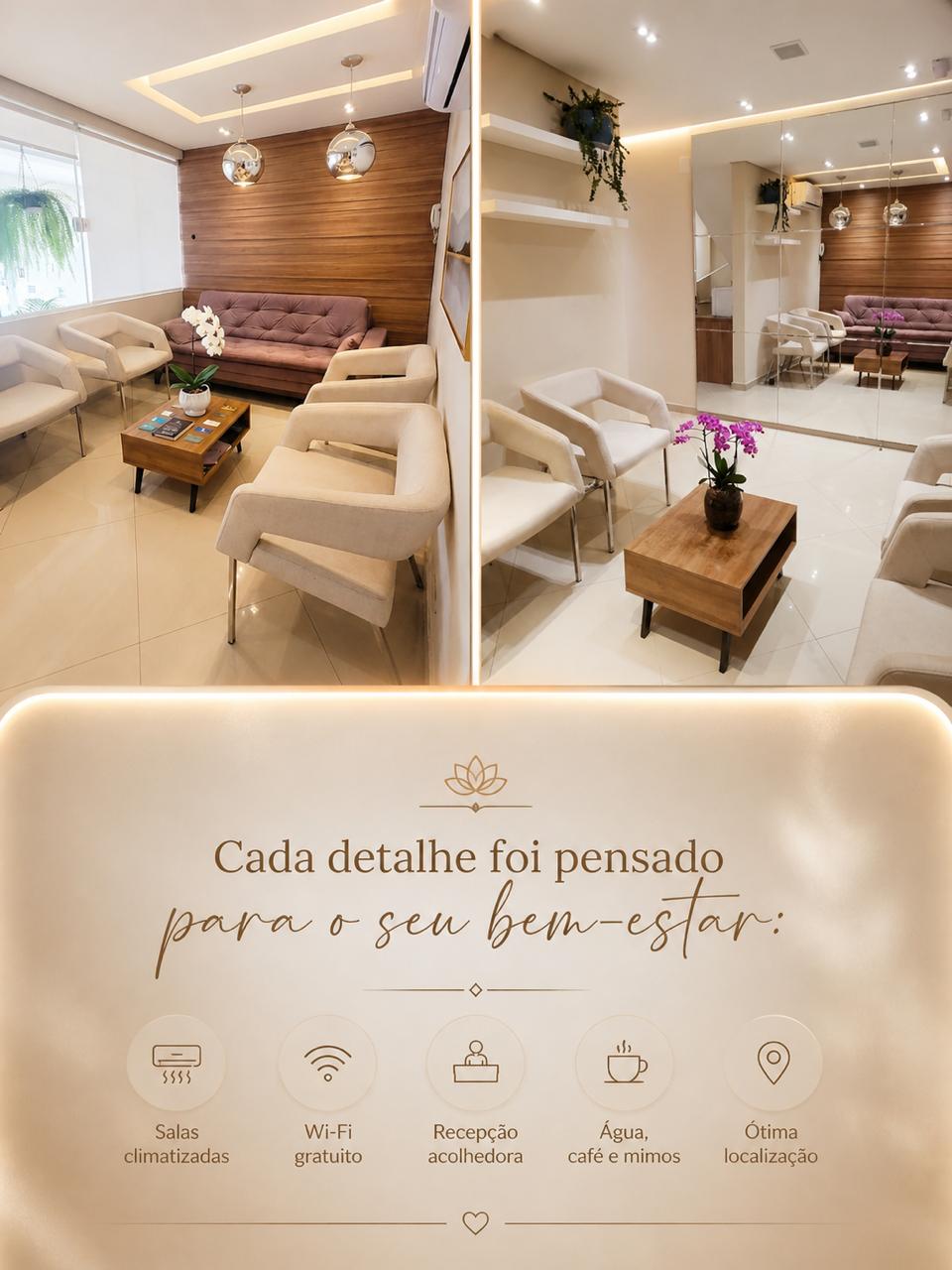 Ambiente da Clínica Letícia Barbosa em Pinheiros